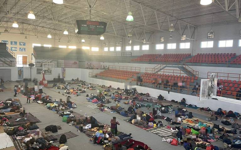 Se instala caravana migrante en albergues de Ciudad Ju rez El