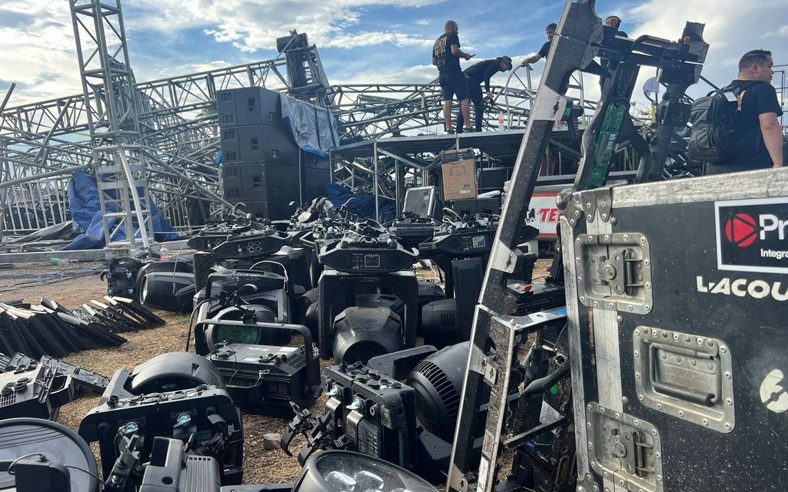 Fuertes vientos derriban escenario de Edén Muñoz en la feria de Meoqui - El  Heraldo de Chihuahua | Noticias Locales, Policiacas, de México, Chihuahua y  el Mundo