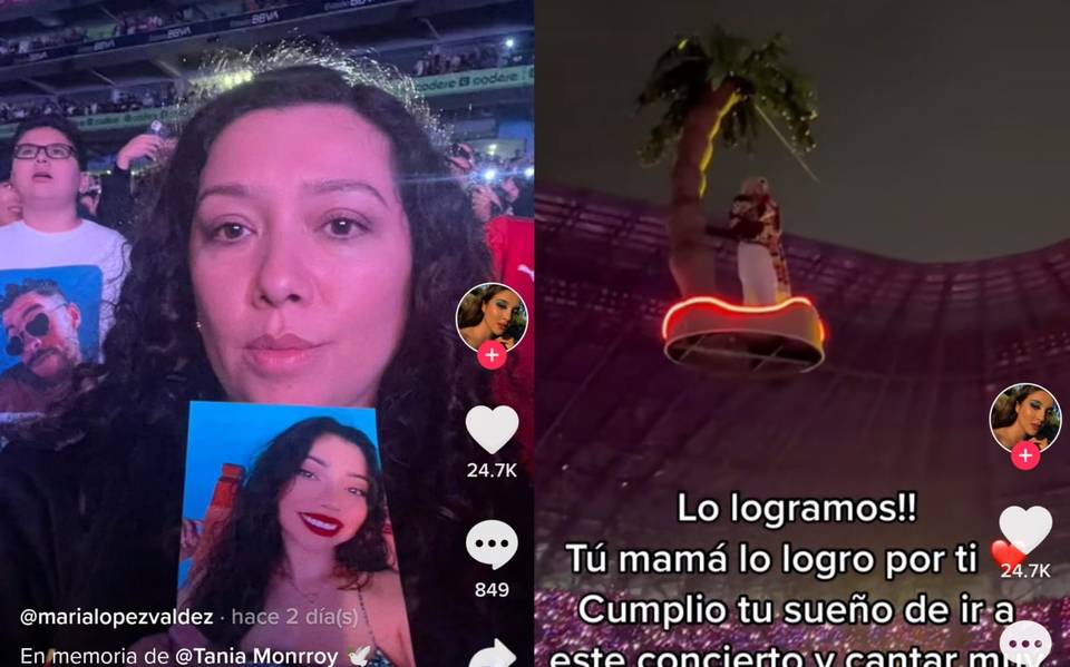 Madre llora al recibir un boleto de concierto de Bad Bunny