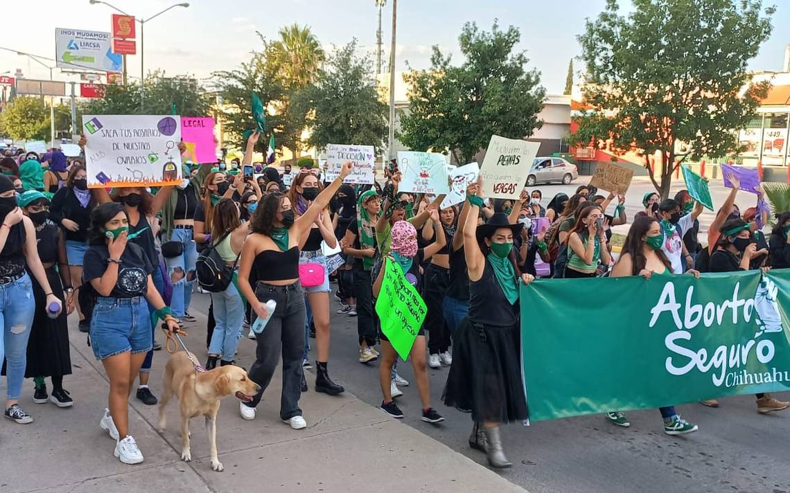 Cierran avenidas Universidad y Carranza por marcha feminista Noticias  Aborto Marea Verde - El Heraldo de Chihuahua | Noticias Locales,  Policiacas, de México, Chihuahua y el Mundo